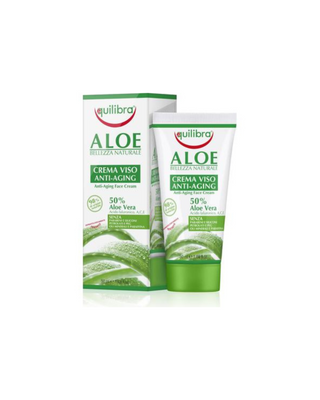 Aloe vera anti-ageing ansigtscreme med A-, C- og E-vitamin kompleks Equilibra - 1