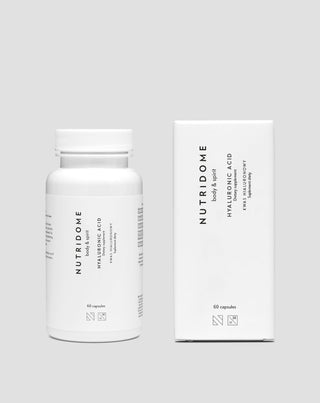 Hyaluronsyre 300 mg/dag Nutridome for sund hud og led 60 kapsler - 4