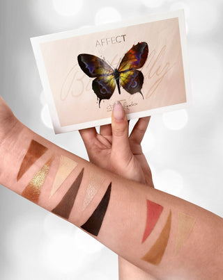 Butterfly Makeup-palet med blush og bronzer fra Affect Professional Cosmetics - 2