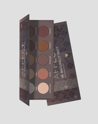Naturally Matt Pressed Eyeshadows Palette fra Affect Professional Cosmetics - 1