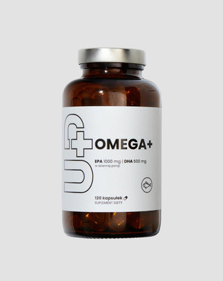 Supplement Up Omega+ UP Omega-3 umættede fedtsyrer Health Pharma 120 kapsler - 1