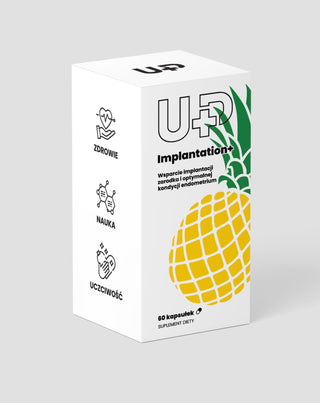 Kosttilskud UP Implantation+ til kvinder, der forsøger at blive gravide UP Health Pharma - 1