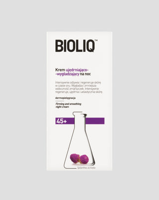 Opstrammende og udglattende natcreme 45+ Bioliq - 1