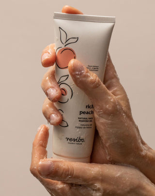 Rich Peach naturlig ansigtsvaskegel med ferskenekstrakt 125 ml Resibo - 2