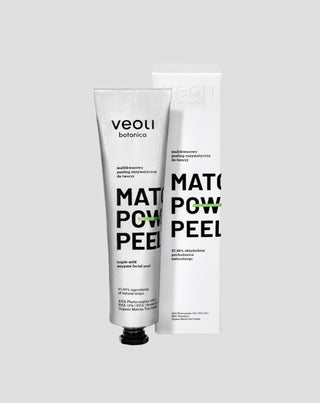 Enzymatisk peeling med AHA 10%, PHA 10%, BHA Matcha power peel Veoli Botanica - 1