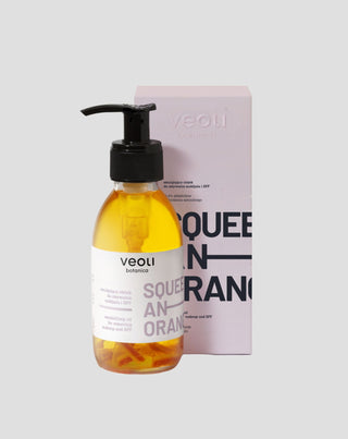 Emulgerende olie til fjernelse af makeup og SPF squeeze an orange Veoli Botanica - 1
