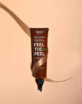 Feel the peel hovedbundsscrub med AHA/BHA-syrekompleks og aloe vera-juice Veoli Botanica - 4