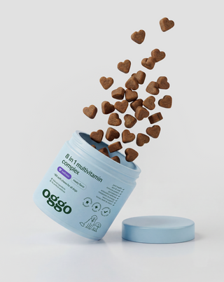 8 i 1 Kompleks multivitamin-tilskudsfoder til kæledyrets sundhed og energi Oggo 180 g - 4
