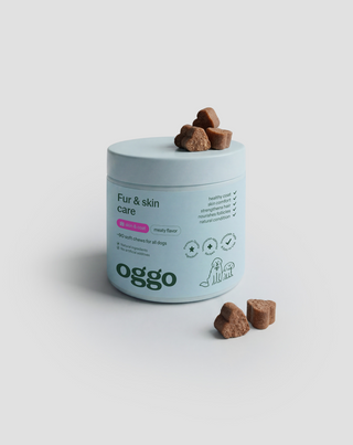 Fur & Skin tilskudsfoder til hunde for smuk pels og sund hud Oggo 180 g - 3