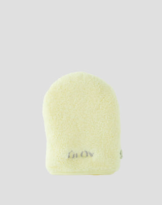Glov genanvendelig On-The-Go Ivory makeupfjerner og ansigtsrensehandske - 1