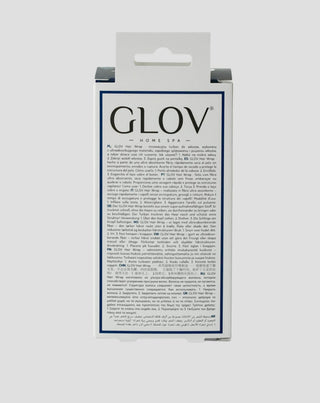 Hvid hårturban, der reducerer tørretiden for alle hårtyper Hair Wrap Glov - 3