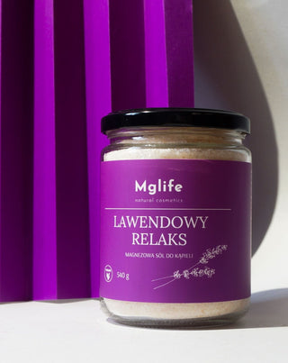 Magnesiumbadesalt med Epsom-salt og æterisk olie Lavendel afslapning Mglife - 2