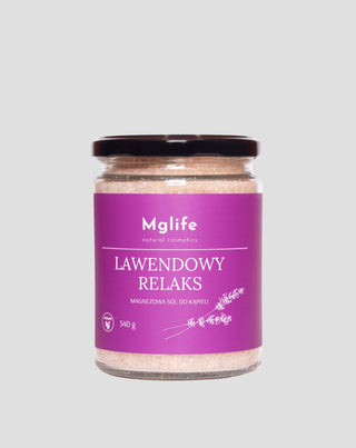 Magnesiumbadesalt med Epsom-salt og æterisk olie Lavendel afslapning Mglife - 1