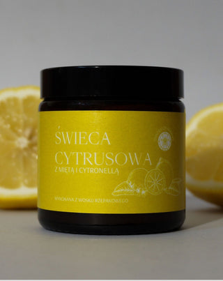 Citron-, mynte- og citronelladuftlys Citrus Mglife - 2