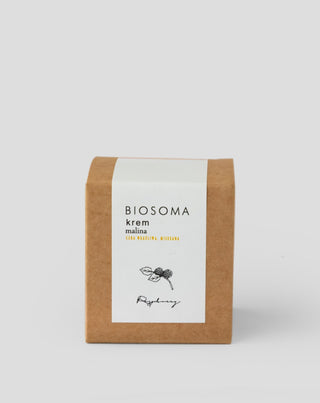 Ansigtscreme med hindbær og hyaluronsyre, der giver næring og fugt Biosoma - 2