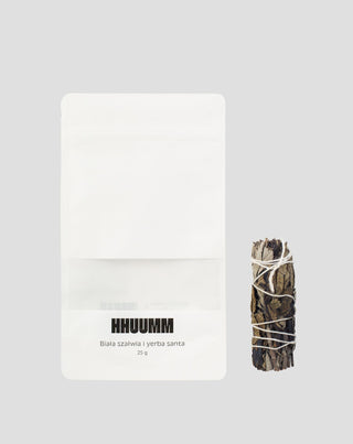 Hvid salvie og Yerba Santa-røgelse til at lindre spændinger og stress HHUUMM - 3