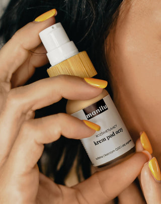 Lysende dag- og natcreme til øjnene med koffein og coenzym Q10 Manilu - 3