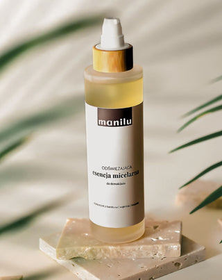 Forfriskende essens til micellær makeupfjerner, der lindrer irritation med D-panthenol Manilu - 2