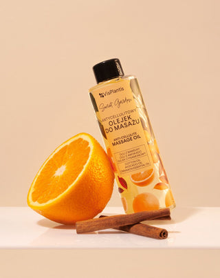 Secret Garden Vis Plantis anti-cellulite massageolie med appelsinduft - 2