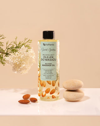 Fugtgivende og afslappende massageolie med mandelduft Secret Garden Vis Plantis - 2
