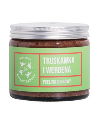 Opstrammende og udglattende bodyscrub med jordbær og verbena Mydlarnia Cztery Szpaki - 1