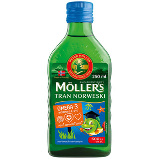 Moller's norske torskelevertran med frugtsmag og 600 IE D3-vitamin - 1