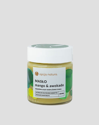 Body butter til tør, beskadiget og solbrændt hud Mango & Avocado Opcja Natura - 1