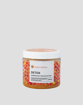 Sukkerpeeling til kroppen 100% naturlig olie-baseret exfolierende Detox Opcja Natura - 1
