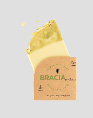 Sæbe i fast form med jasmin og akacie til rynker og akne Varm sommeraften Bracia Mydlarze - 1
