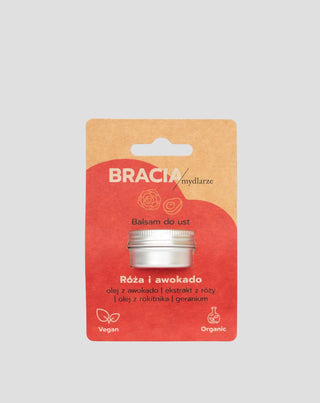 Regenererende læbepomade rose og avocado med vitamin E Bracia Mydlarze_4 - 4