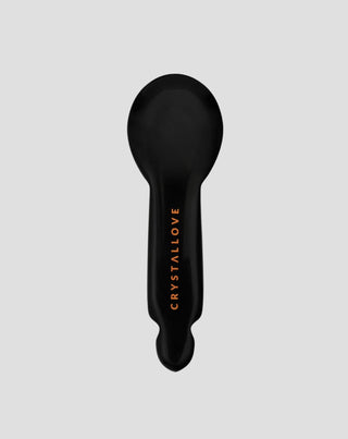 Gua sha-massager til øjnene lavet af sort obsidian – ansigtsrefleksologi Crystallove - 1