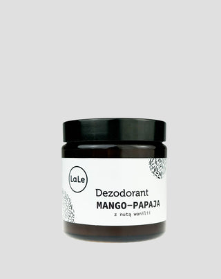 Deodorant økologisk i creme - Mango-papaya med et strejf af vanilje, der sikrer en langvarig følelse af friskhed La-Le - 1