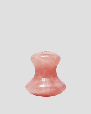 Ansigtsmassage svamp af naturlig rosa kvarts Crystallove - 1