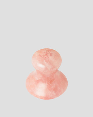 Ansigtsmassage svamp af naturlig rosa kvarts Crystallove_3 - 3