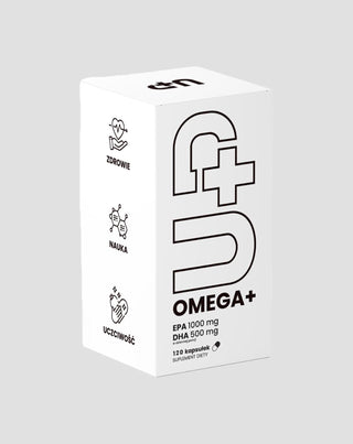 Supplement Up Omega+ UP Omega-3 umættede fedtsyrer Health Pharma 120 kapsler - 1