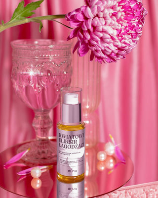 Blomstret beroligende eliksir til vaskulær hud med kastanjeekstrakt Auna - 3