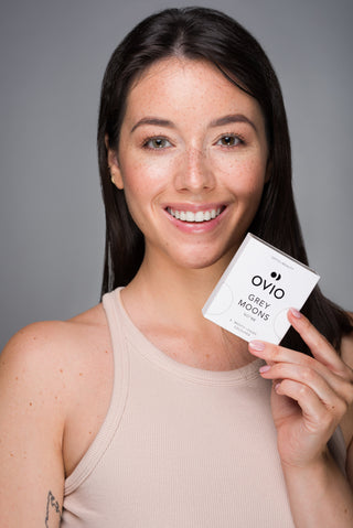 Grey moons no. 1 askefarvede månedskontaktlinser grey moons no. 1 Ovio - 2