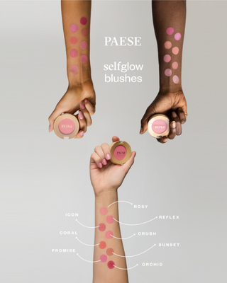 Selvlysende blush, alsidig, langtidsholdbar og nem at bruge Paese - 3