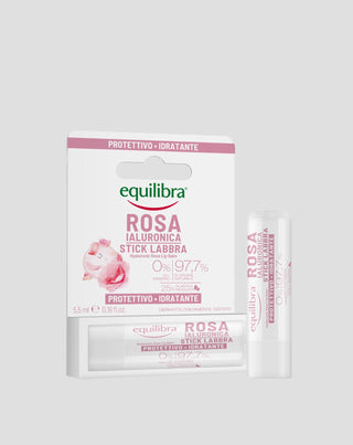 Rose læbepomade med hyaluronsyre Equilibra - 1
