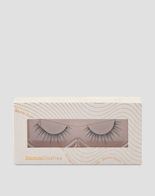 Kunstige øjenvipper på 2d-strip til gentagen brug, bløde og lette Bambi Eyes Bamm!Lashes - 1