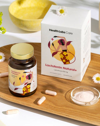 Kosttilskud med laktoferrin 150 mg fra komælk Lactoferrin Natural+ Health Labs Care 30 kapsler - 2