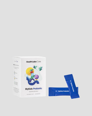 MyKids Probiotic Synbiotic til børn indeholder 2 milliarder levende bakterier Health Labs Care - 1