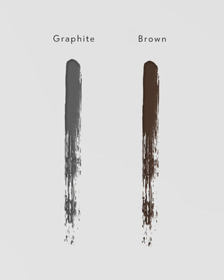 Grafit øjenbrynsblyant med børste og præcisionsspids med ricinusolie Nutridome - 3