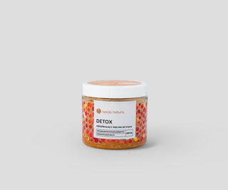 Sukker body scrub 100% naturlig olie eksfolierende Detox Option Natura - 1