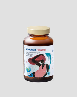 OmegaMe Prenatal Omega 3-fedtsyrer DHA og EPA fra fisk med D3-vitamin Health Labs Care 60 kapsler - 1