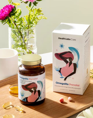 OmegaMe Prenatal Omega 3-fedtsyrer DHA og EPA fra fisk med D3-vitamin Health Labs Care 60 kapsler - 2