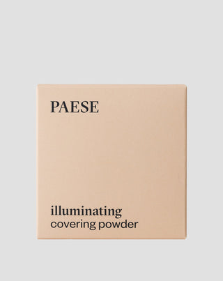 Oplysende, dækkende, presset ansigtspudder farve 1C varm beige Illuminating Paese - 2