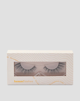 Kunstige øjenvipper på en 2d strimmel til gentagen brug Scrumptious Look Bamm!Lashes - 1