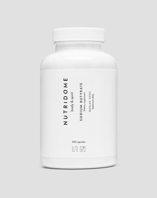 Natriumbutyrat 620 mg/dag til tarm-, betændelses- og bakteriefloraforstyrrelser Nutridome 180 stk. - 1