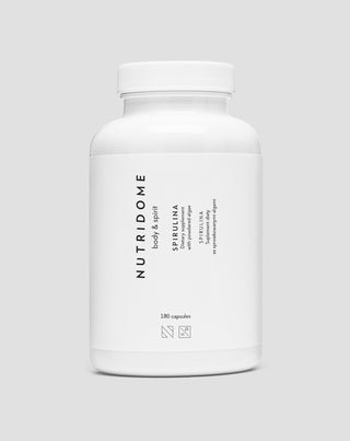 Spirulina-tangtabletter til udrensning af kroppen Nutridome 180 kapsler - 1